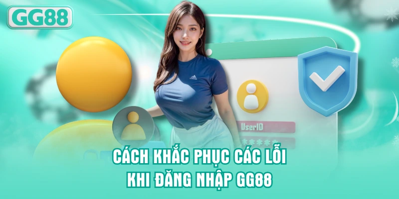Cách khắc phục các lỗi khi đăng nhập GG88